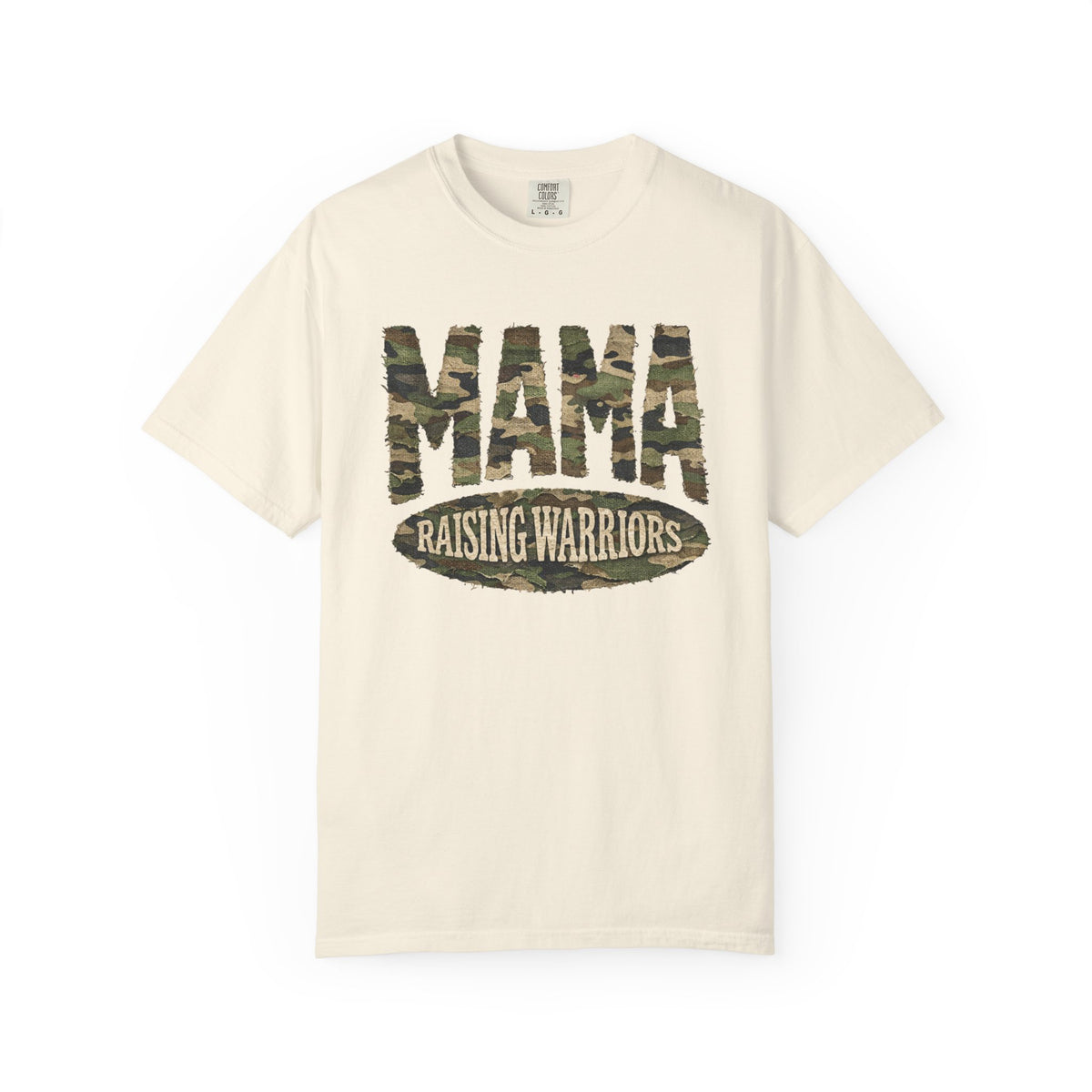 Mama Raising Warriors T-Shirt Camo Mom Graphic Tee