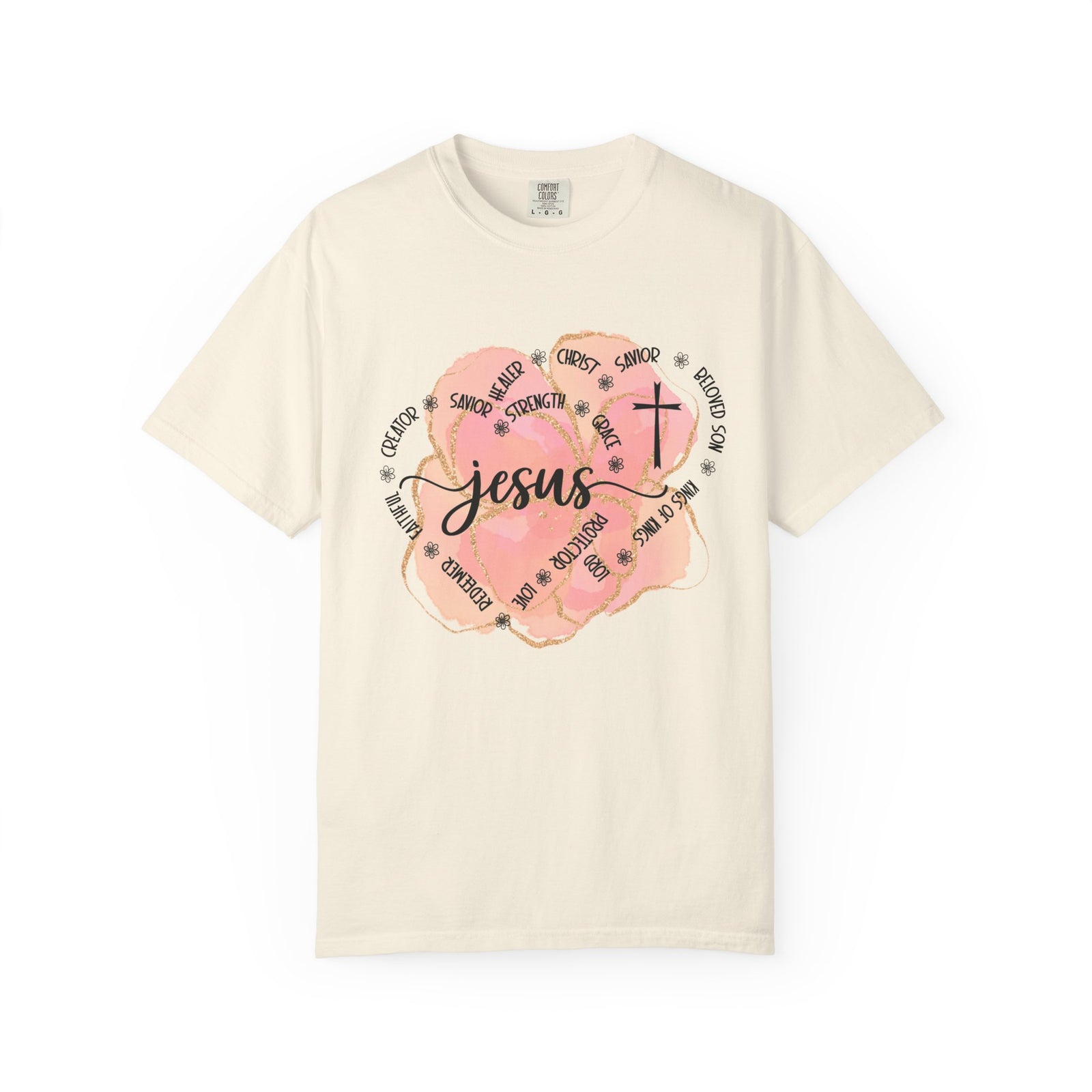 Jesus Strength & Grace Christian Graphic T-Shirt Unisex Short Sleeve Tee - Sydney So Sweet