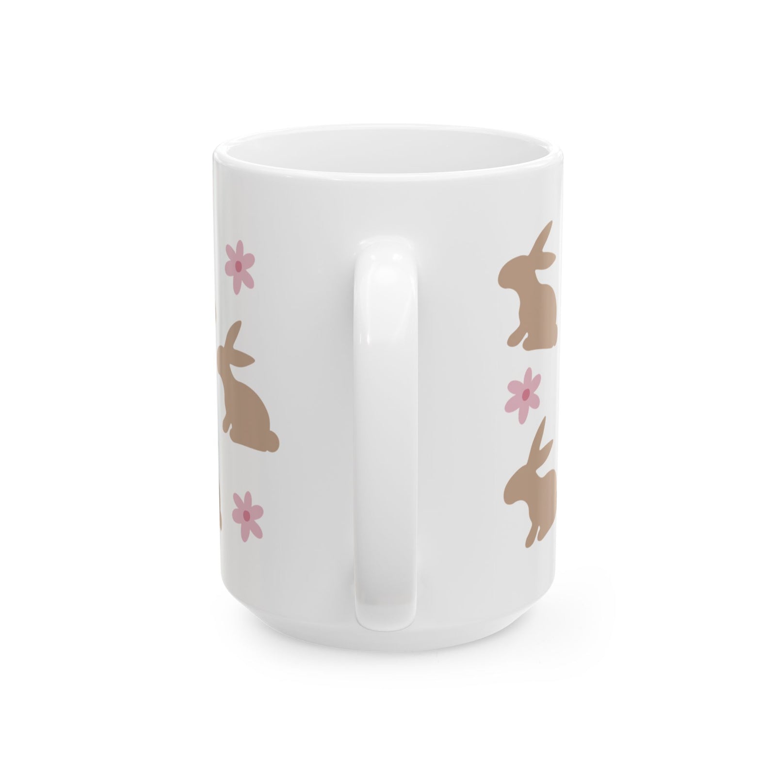 Daisy Bunny Cute Ceramic Mug Coffee Cup (11oz & 15oz)