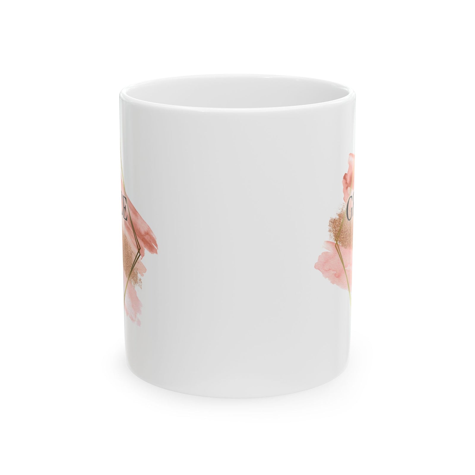 Amazing Grace Christian Mug — Pink Watercolor Coffee Cup (11oz, 15oz) - Sydney So Sweet