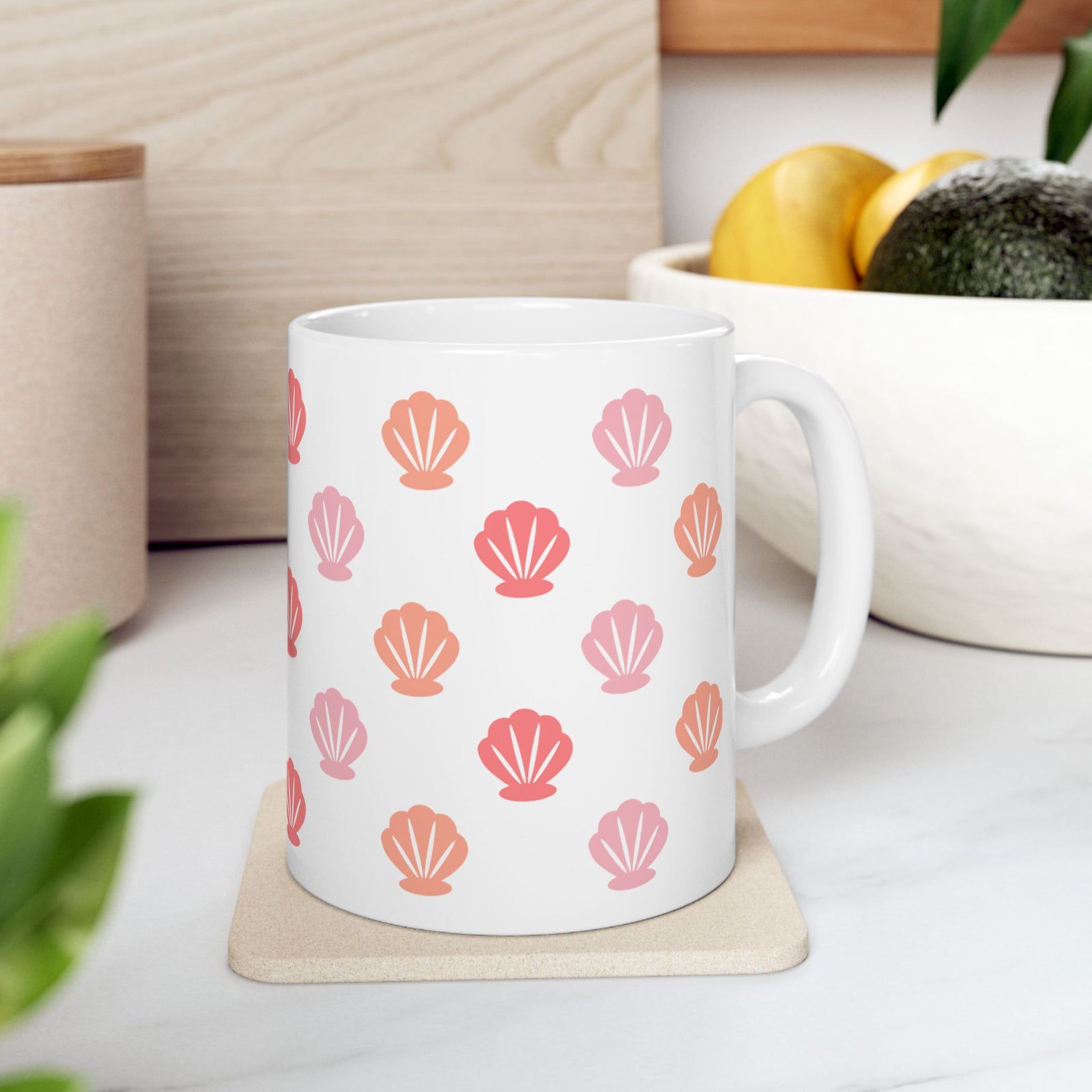 Mini Shells Cute Ceramic Mug Coffee Cup (11oz & 15oz)