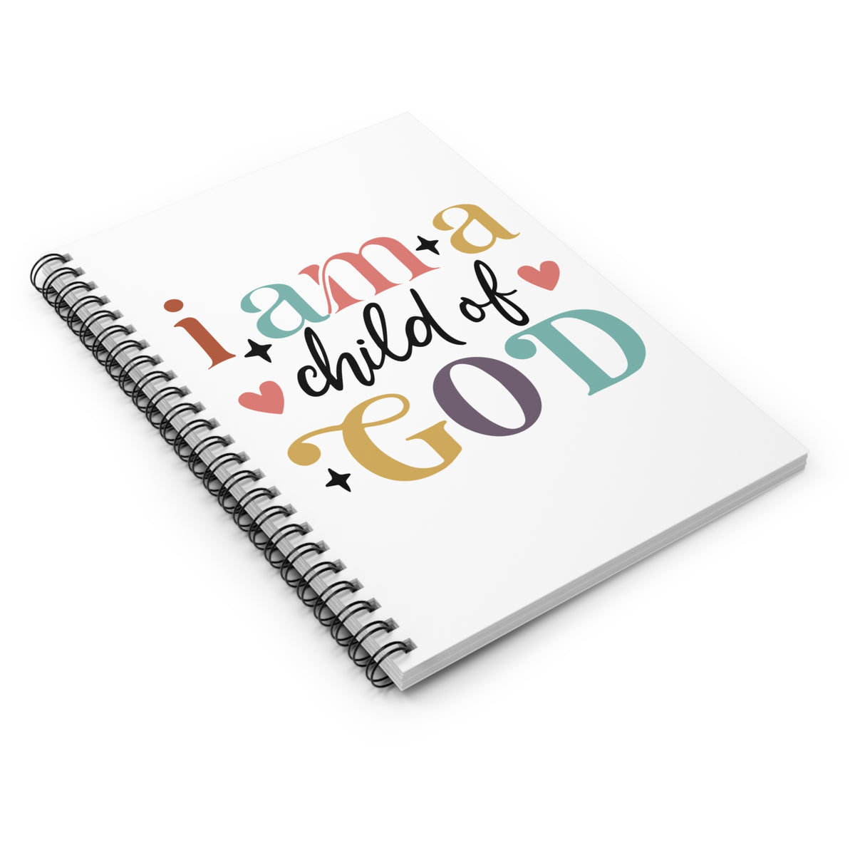 Child of God Spiral Notebook Inspirational Religious Ruled Journal