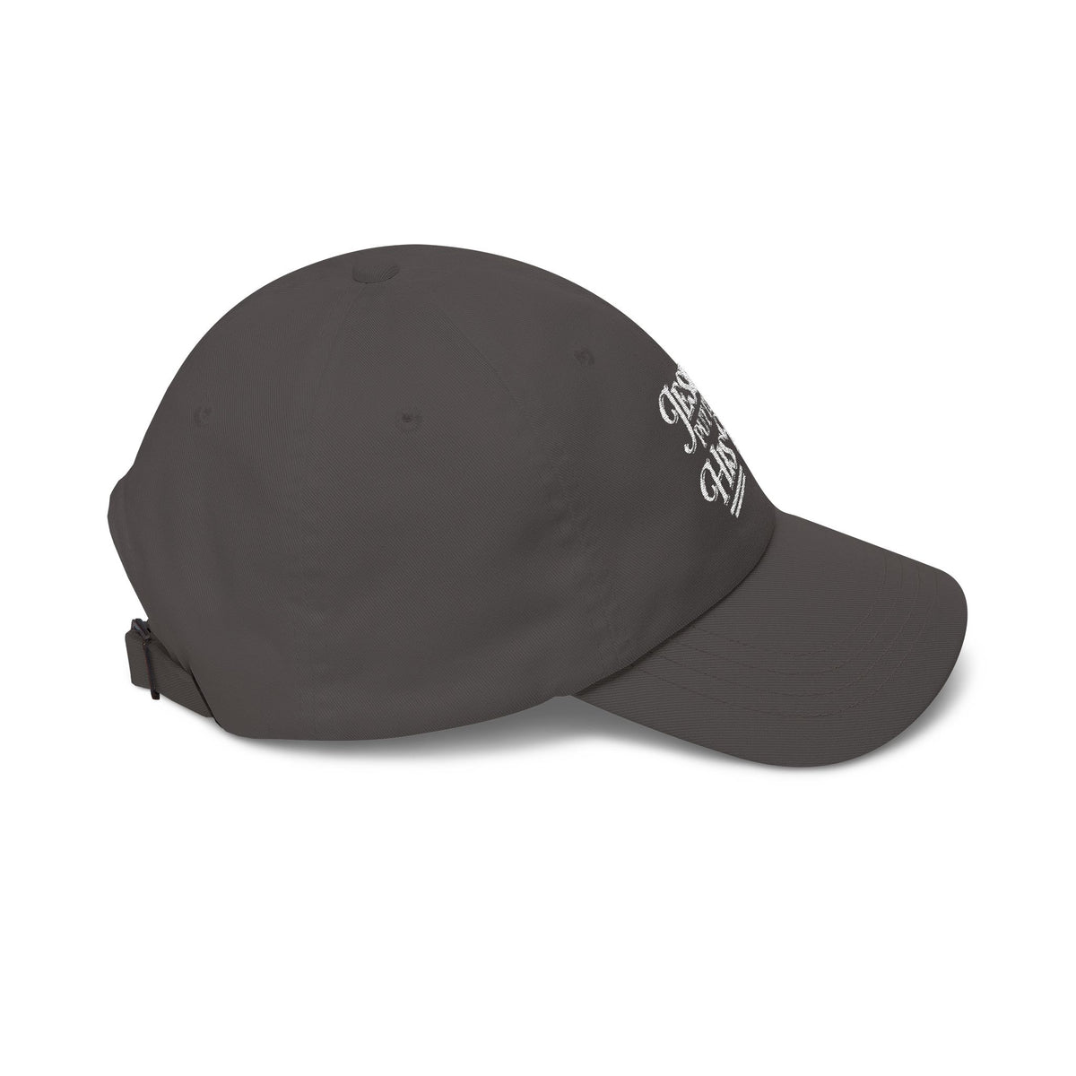 Jesus Put It On His Tab White Embroidered Christian Dad Cap Baseball Hat