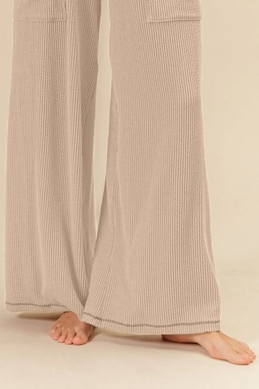 BiBi 2tone Cord Rib Waist Band Side Pocket Pants - Sydney So Sweet