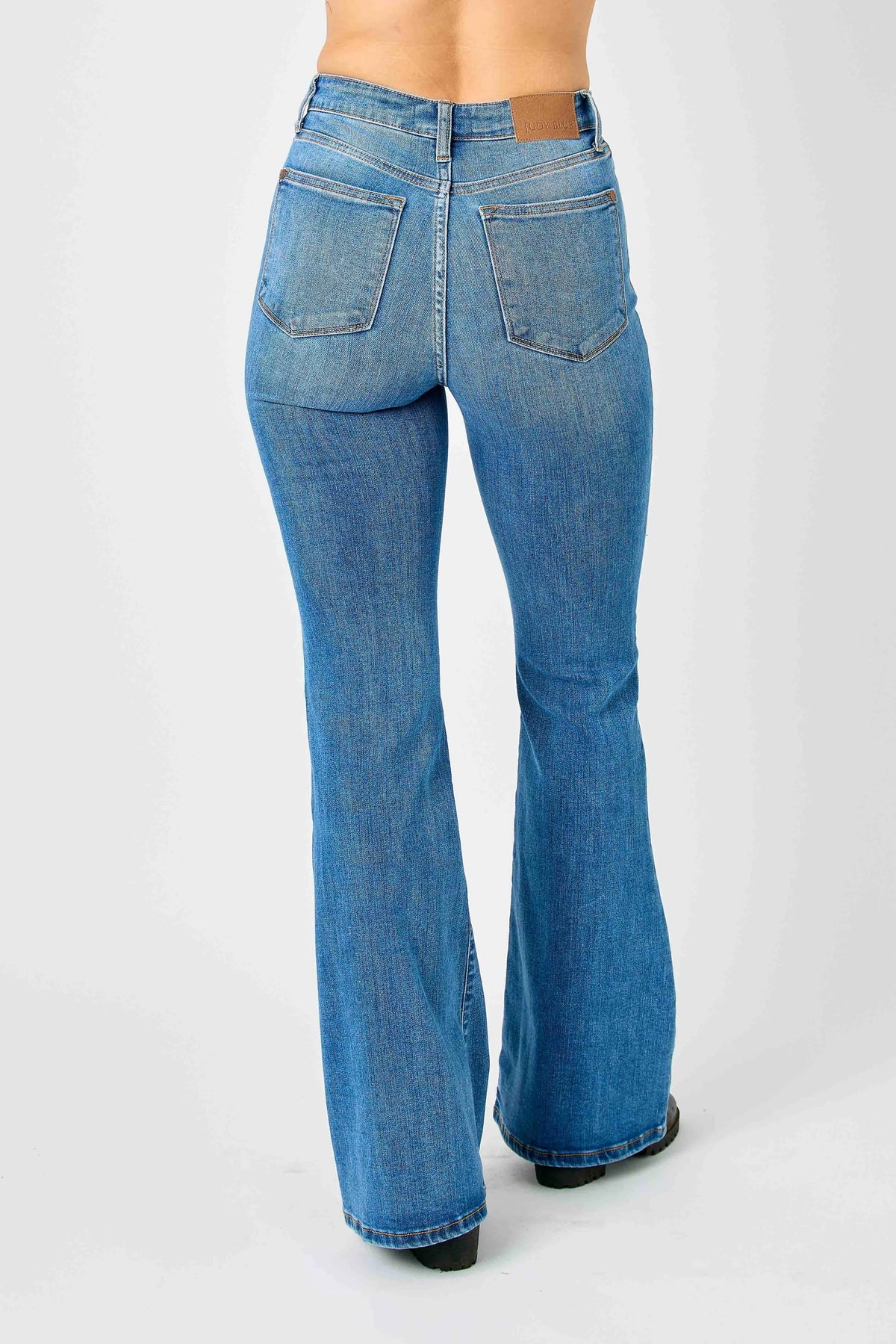 Judy Blue Full Size Hw Classic Flare Jeans Plus Size - Sydney So Sweet