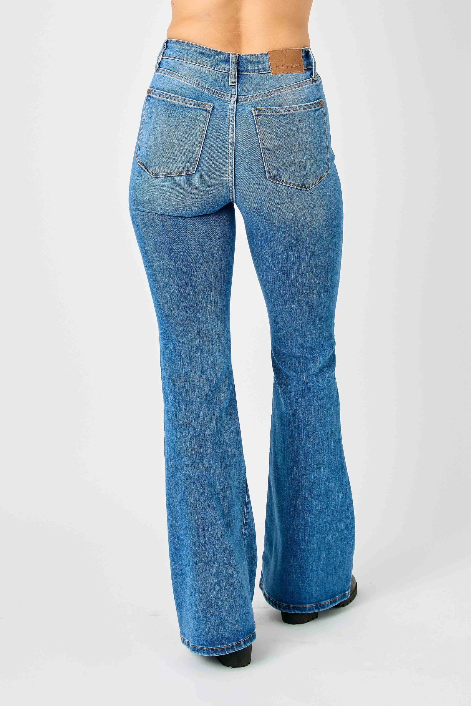 Judy Blue Full Size Hw Classic Flare Jeans Plus Size - Sydney So Sweet