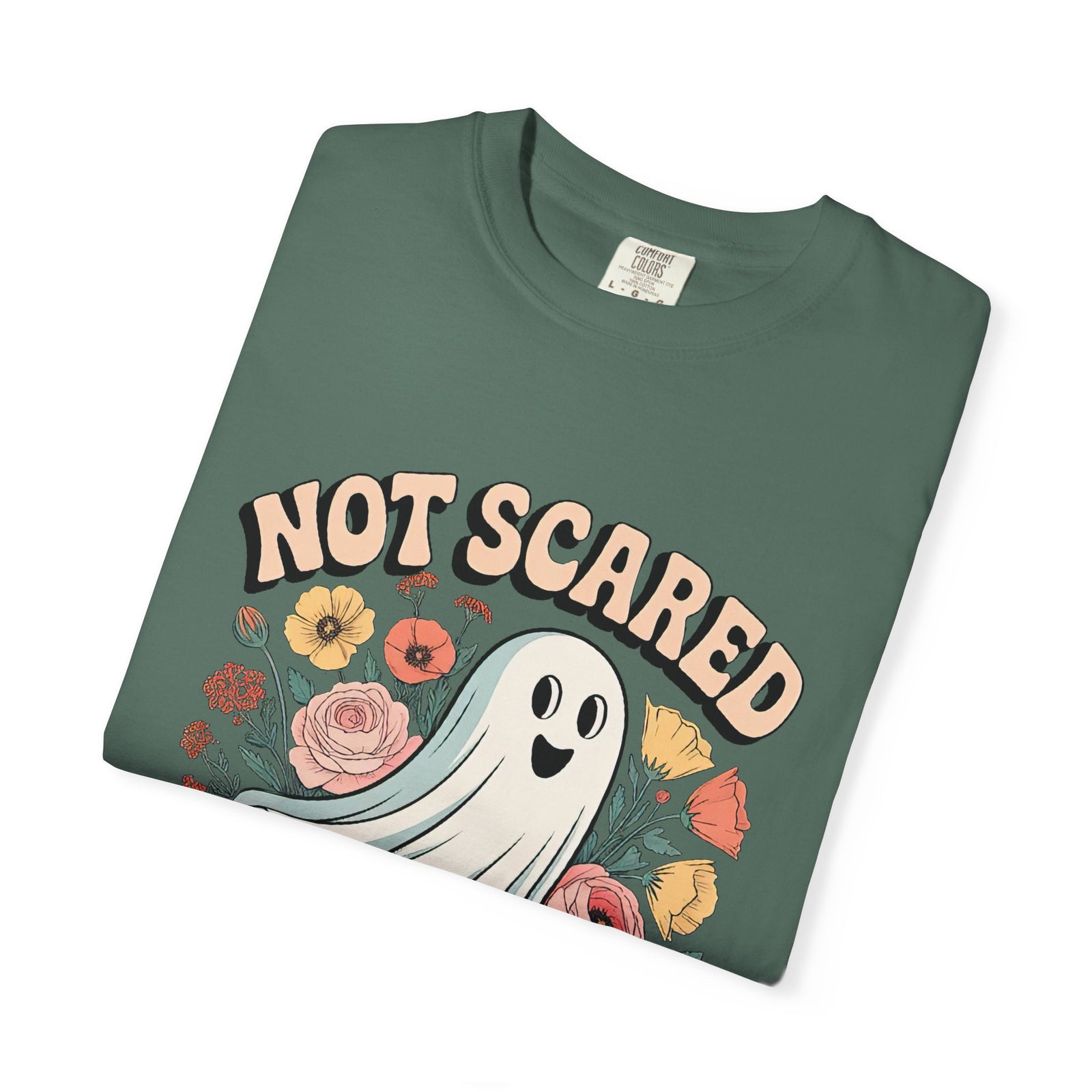 Not Scared Holy Ghost T-Shirt Christian Halloween Graphic Tee