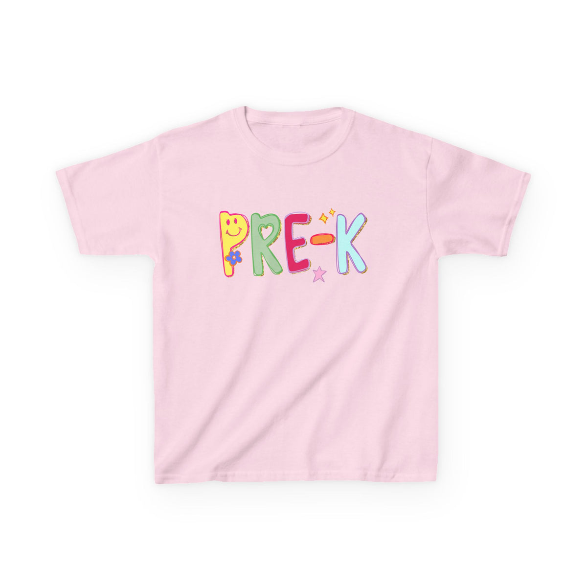 Pre-K Kids T-Shirt Cute & Colorful Back to School Preschool Tee