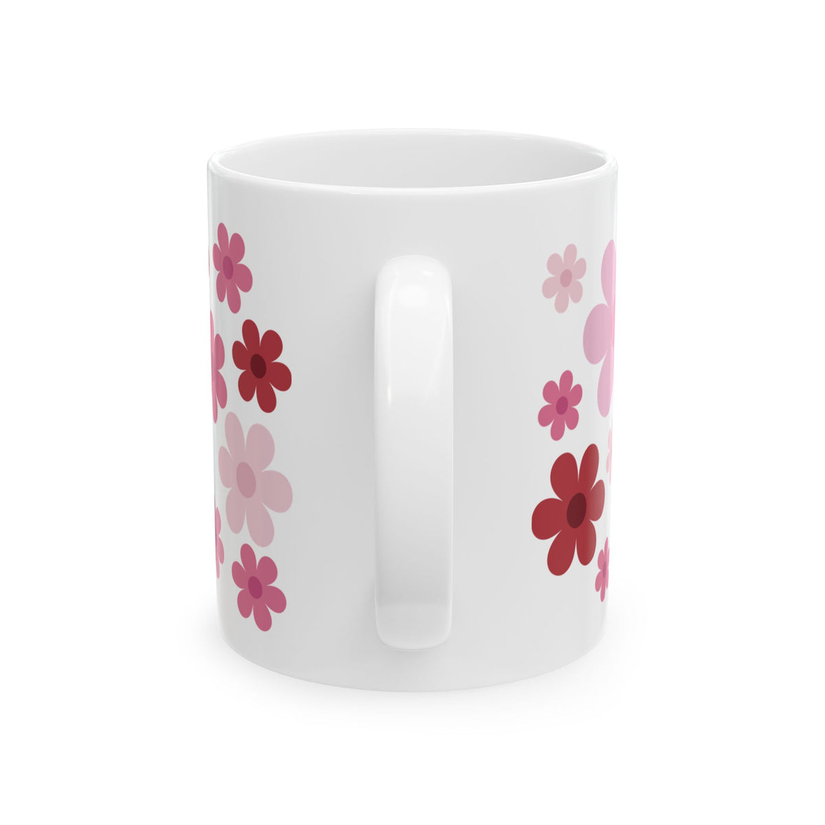 Retro Daisy Heart Bouquet Mug — Cute Valentine’s Day Coffee Cup (11oz & 15oz) - Sydney So Sweet