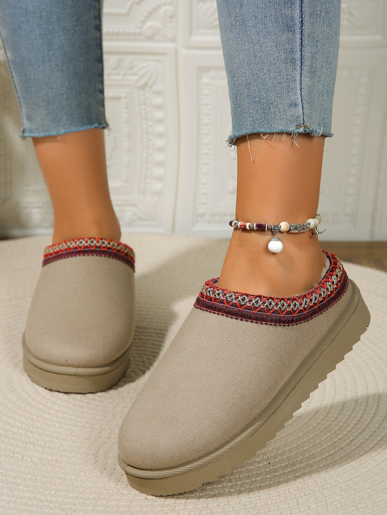 Round Toe Platform Slippers - Sydney So Sweet