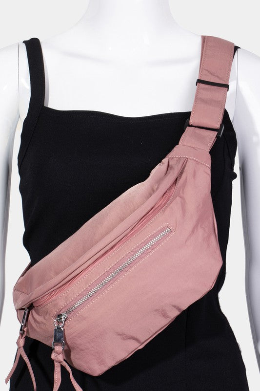 Fame Multi Pocket Nylon Crossbody Bag - Sydney So Sweet