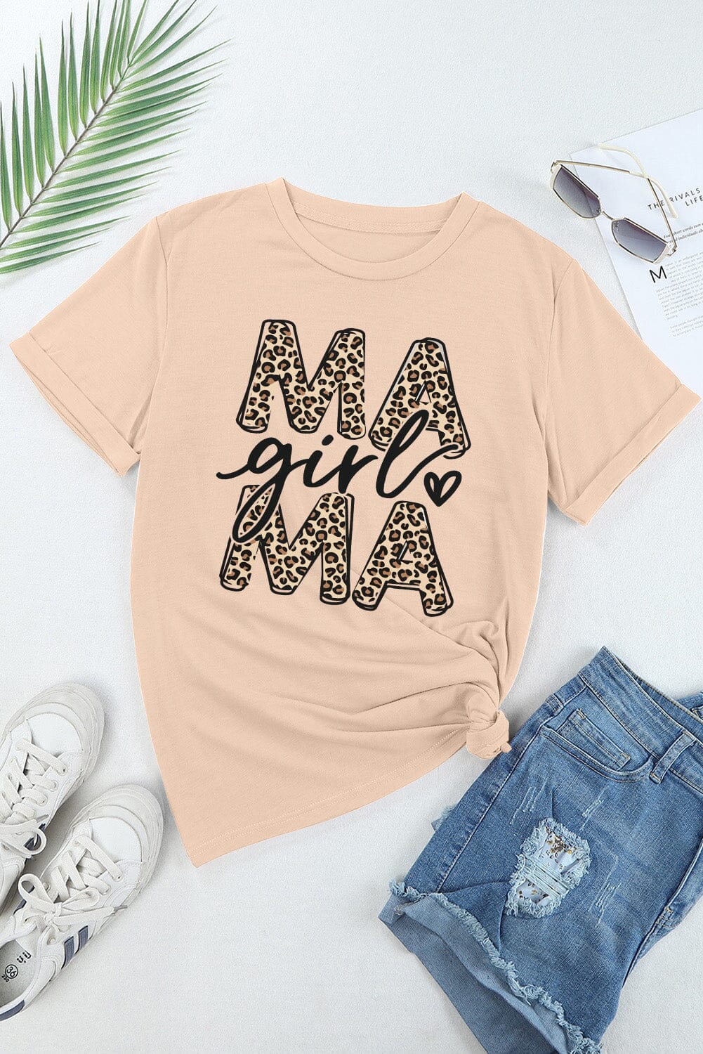 MAMA GIRL Round Neck Short Sleeve T-Shirt - Sydney So Sweet