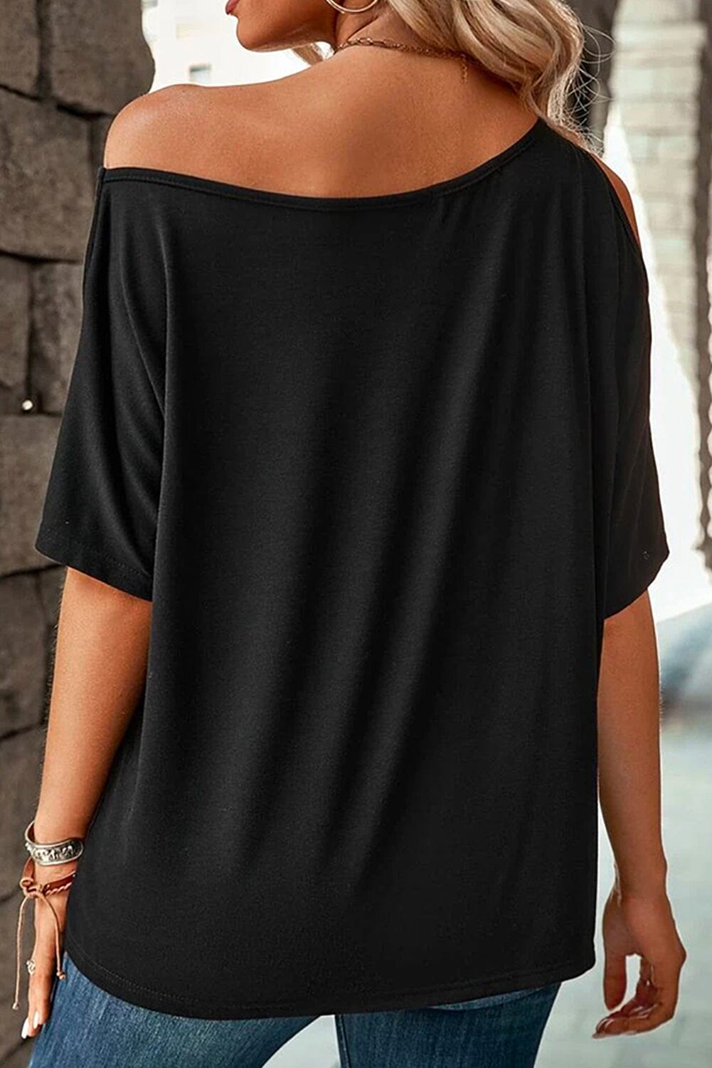 MAMA One Shoulder Half Sleeve T-Shirt - Sydney So Sweet