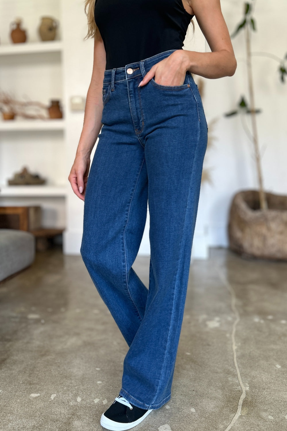 Judy Blue Full Size High Rise Straight Jeans - Sydney So Sweet