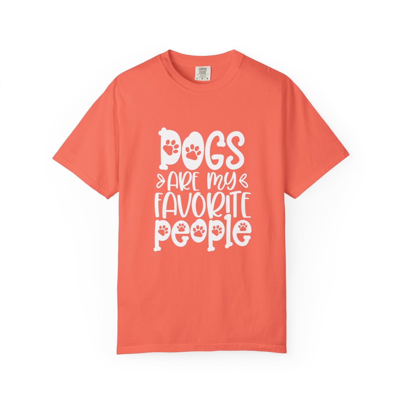 Dogs Are My Favorite People T-Shirt Dog Lover Graphic Tee