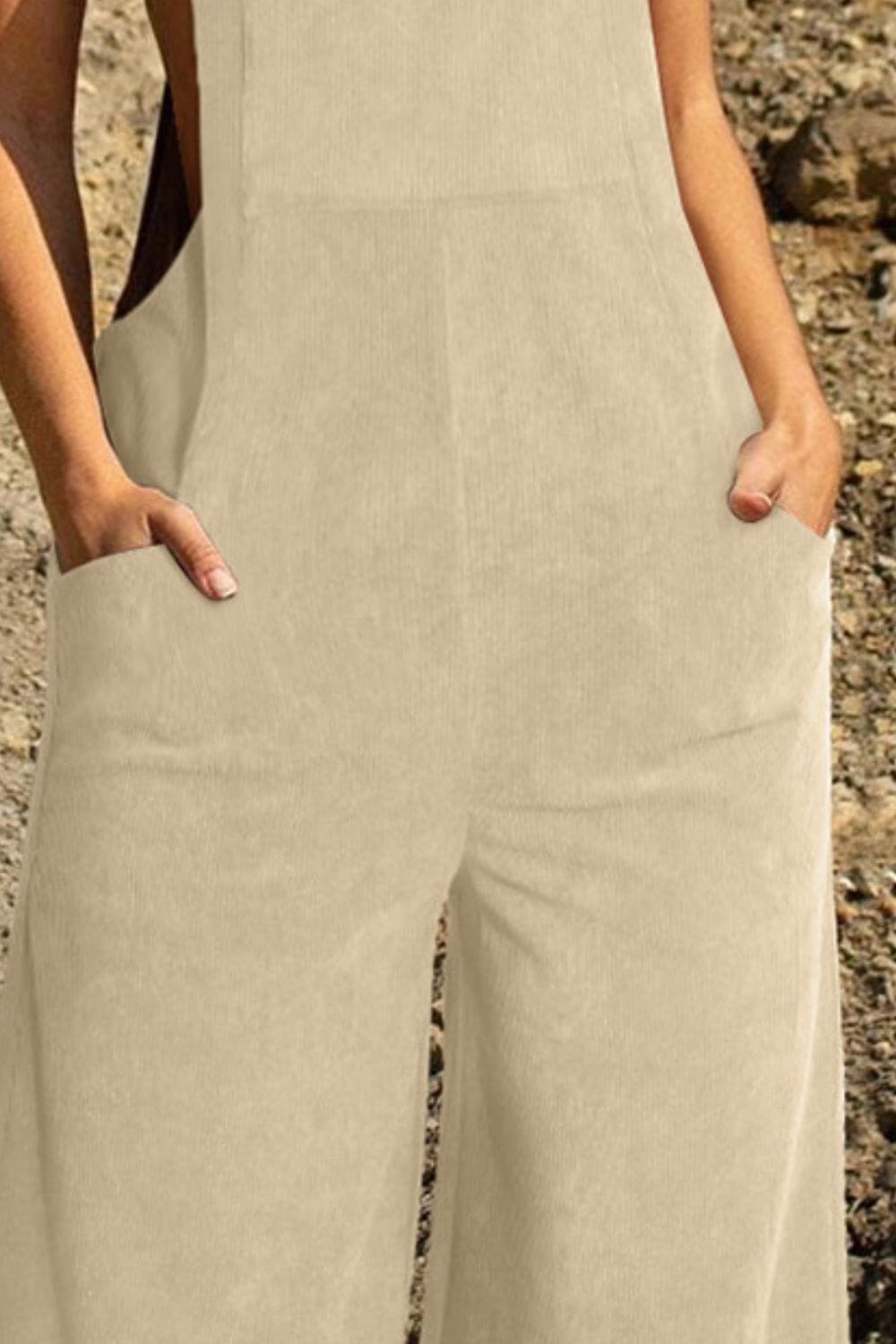 Pocketed Wide Leg Overall - Sydney So Sweet