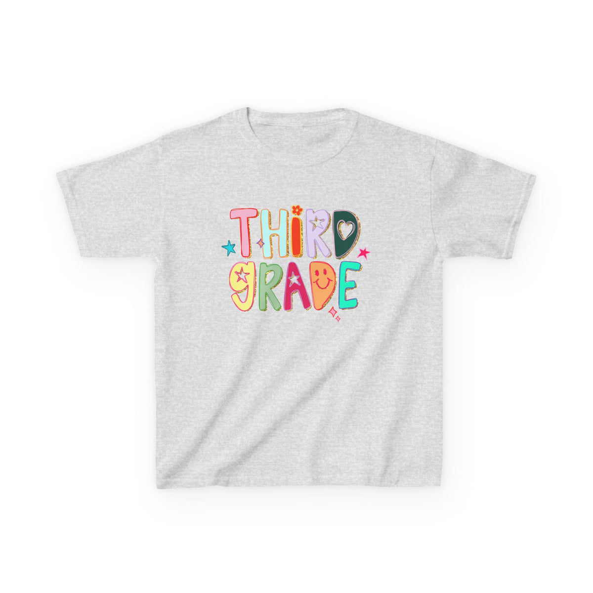 Third Grade Kids T-Shirt Cute & Colorful Back to School 3rd Grade Tee