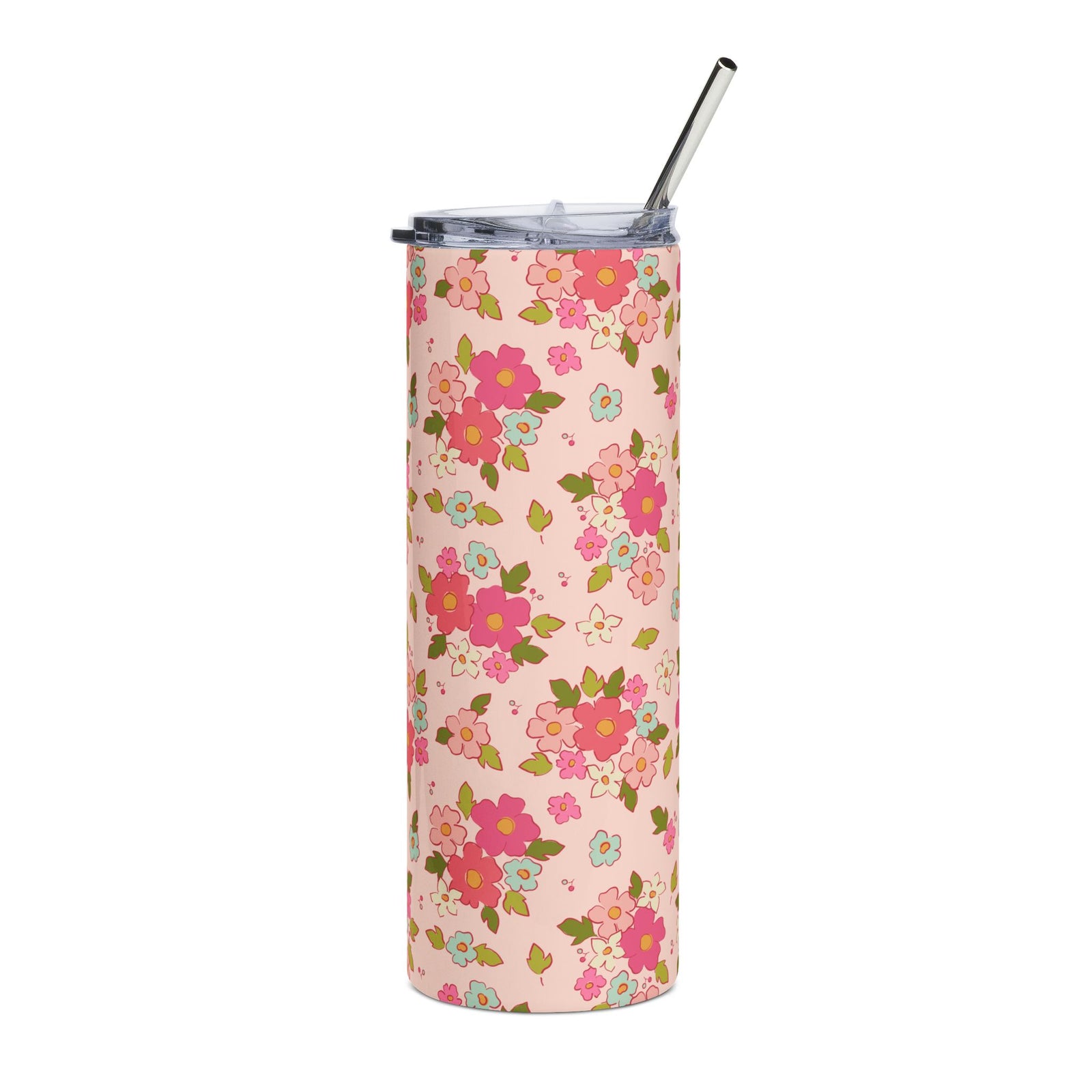 Garden Girl 20oz Floral Stainless Tumbler Insulated Travel Cup