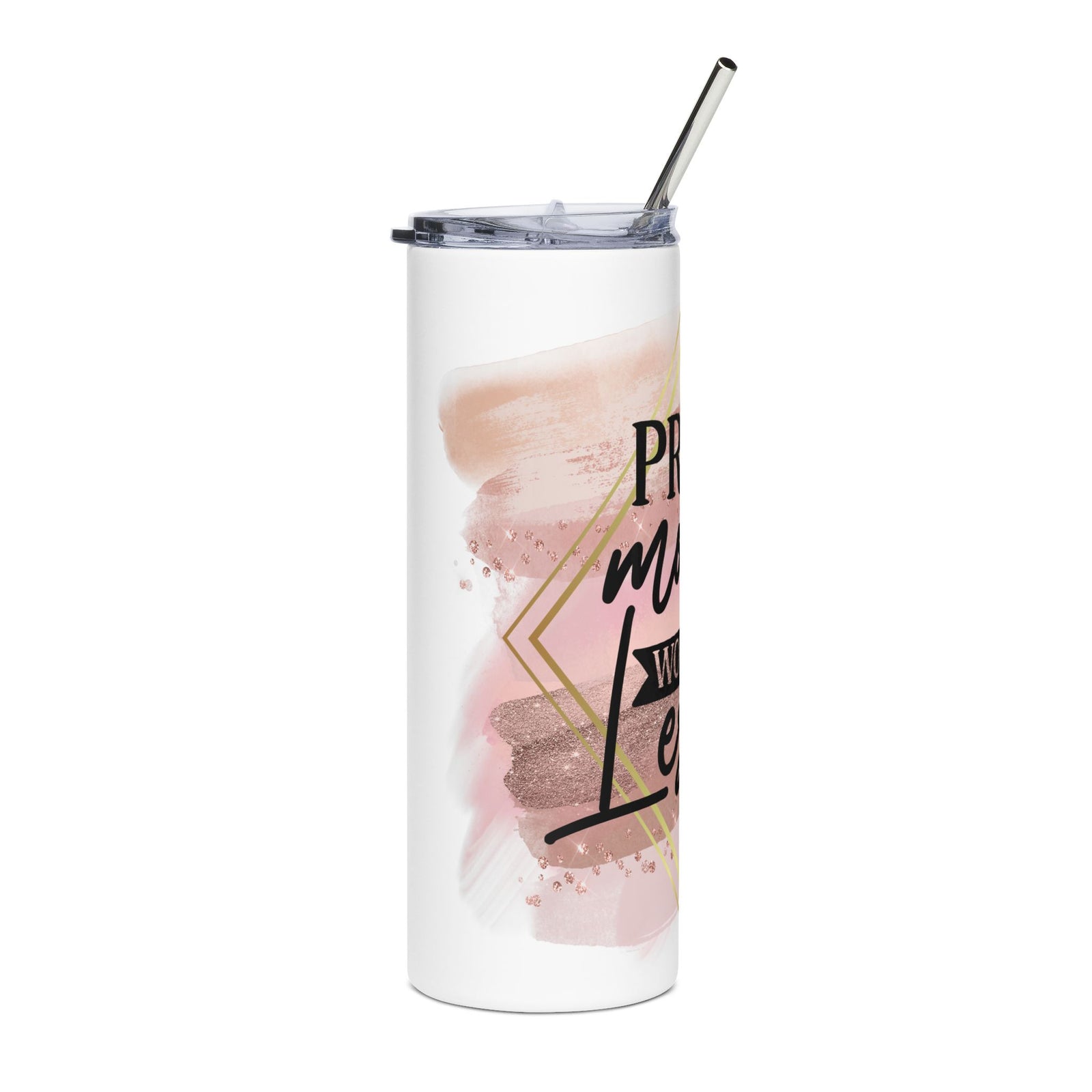 Pray More Worry Less 20oz Stainless Tumbler Insulated Christian Travel Cup - Sydney So Sweet