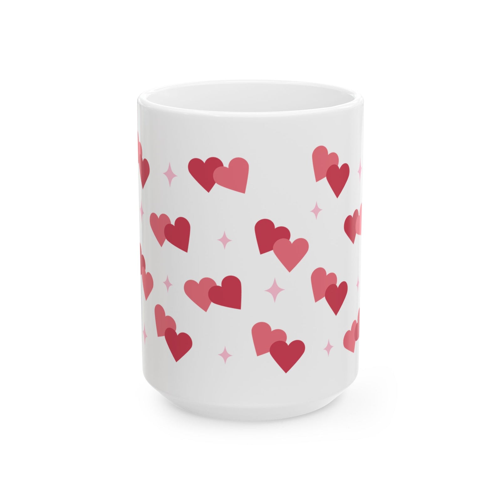 Lovey Dovey Heart Valentine Mug — Cute Valentine’s Day Coffee Cup (11oz & 15oz) - Sydney So Sweet