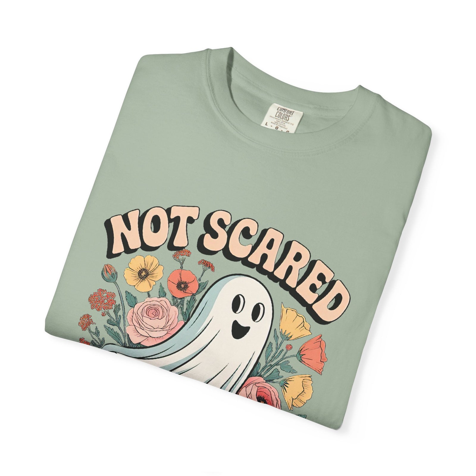 Not Scared Holy Ghost T-Shirt Christian Halloween Graphic Tee