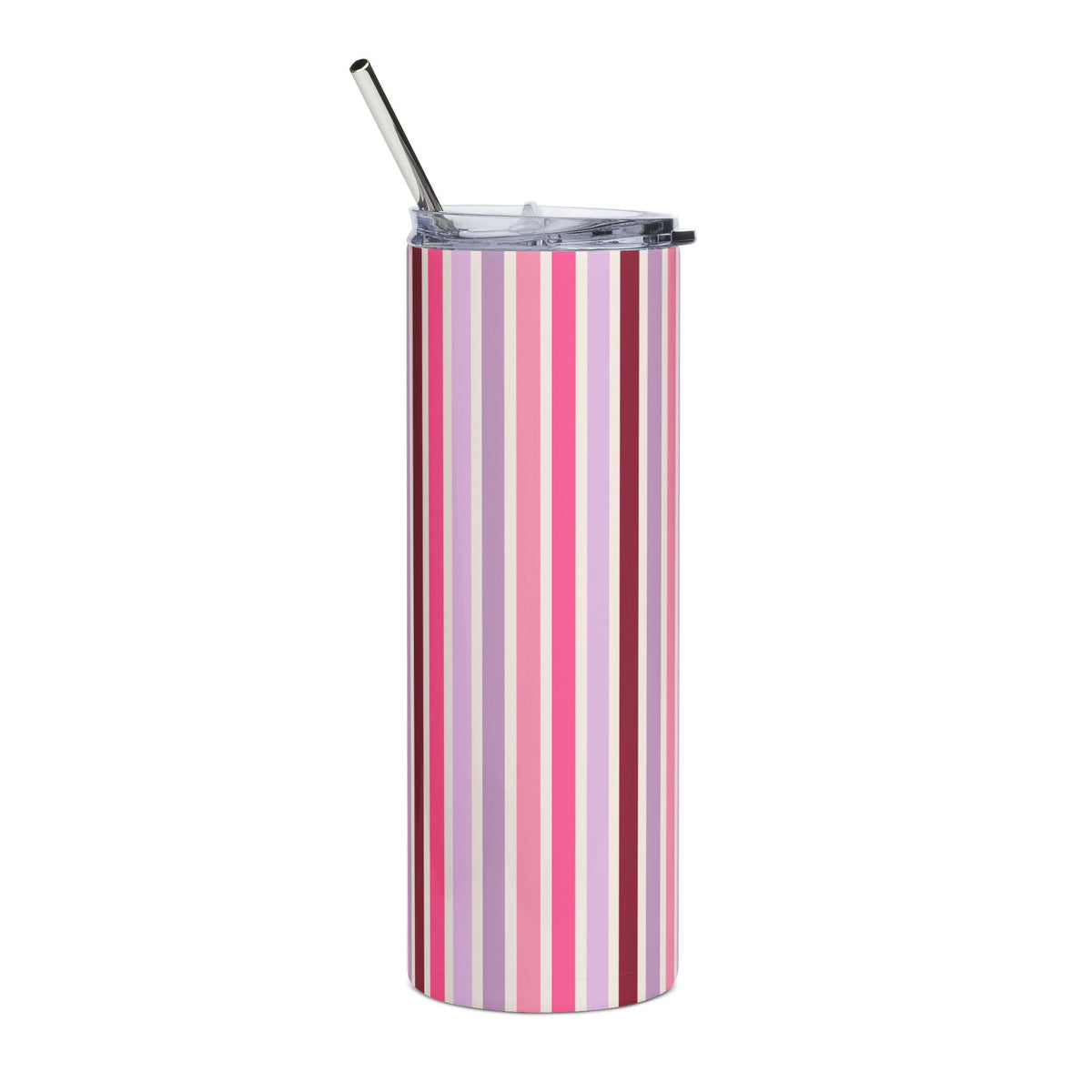 Sakura Stripe 20oz Stainless Tumbler Insulated Travel Cup - Sydney So Sweet