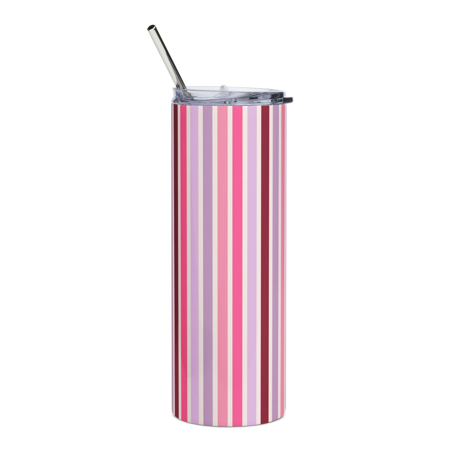 Sakura Stripe 20oz Stainless Tumbler Insulated Travel Cup - Sydney So Sweet