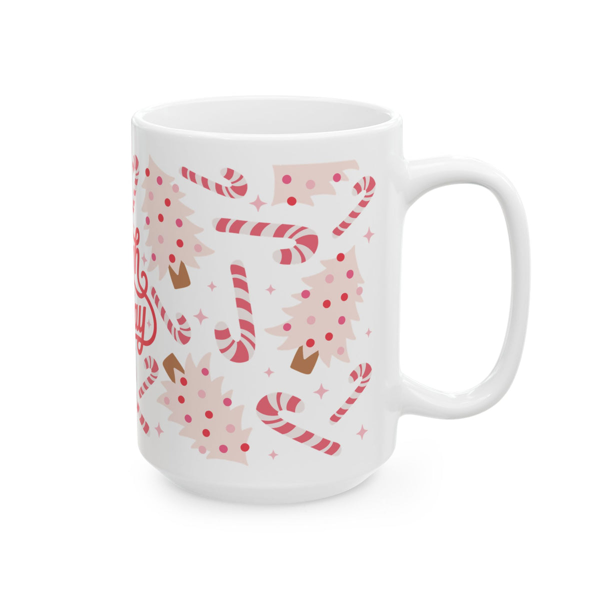 Sleigh All Day Christmas Ceramic Mug Coffee Cup (11oz & 15oz)