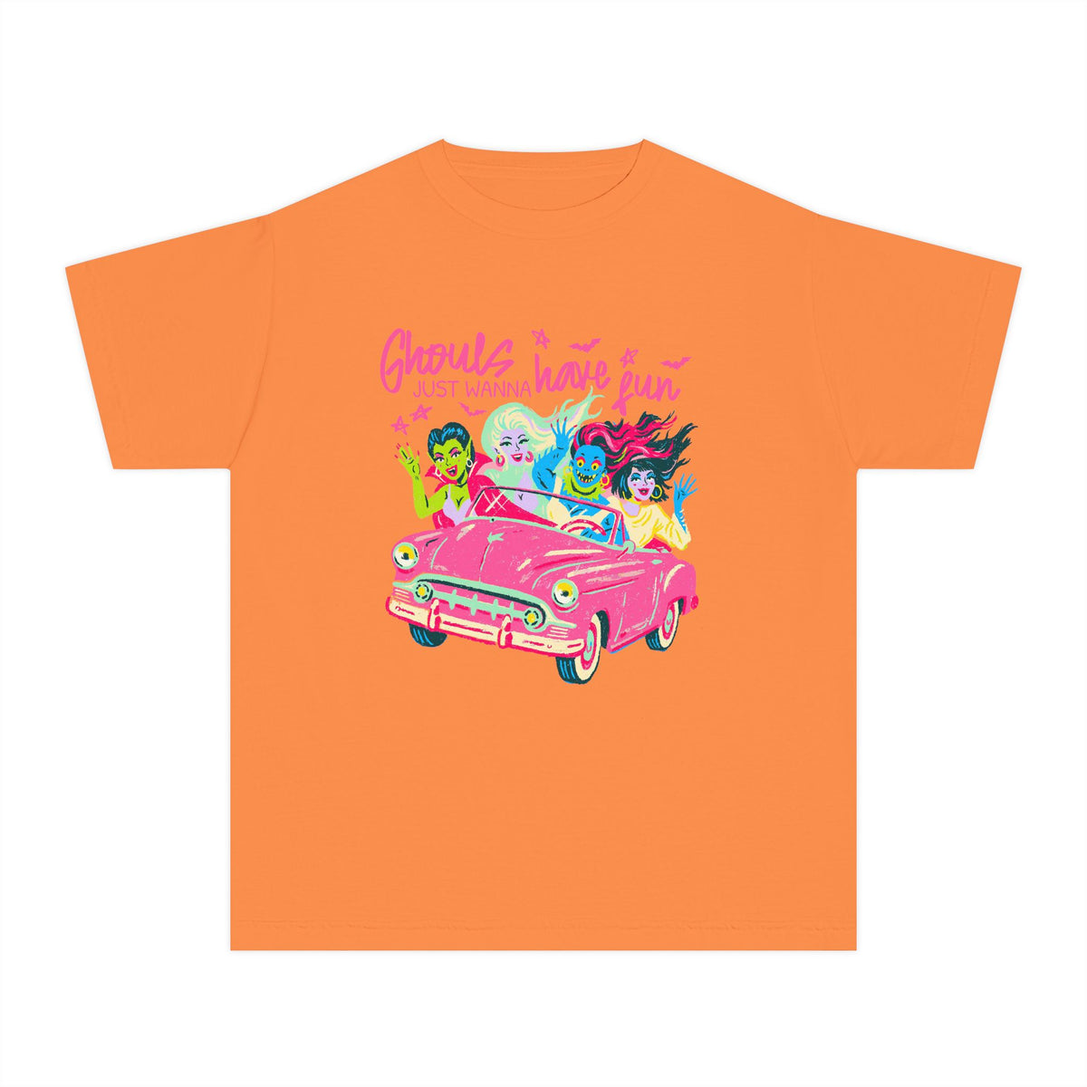 Ghouls Just Wanna Have Fun Halloween Monsters T-Shirt Fun Kids Graphic Tee