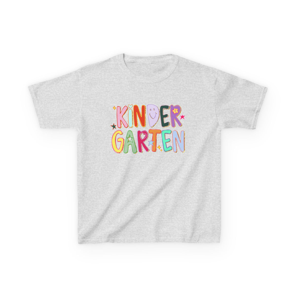 Kindergarten Kids T-Shirt Cute & Colorful Back to School Grade K Tee