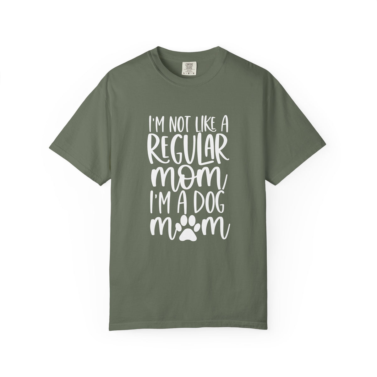 Not a Regular Mom I'm a Dog Mom T-Shirt Cute Graphic Tee
