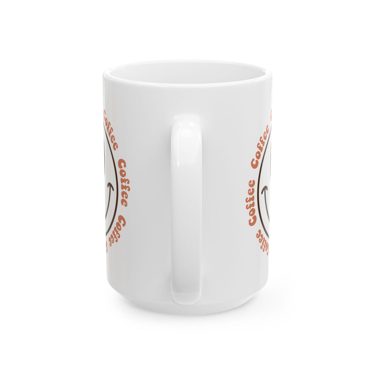 Coffee Coffee Smile Cute Ceramic Mug Coffee Cup (11oz & 15oz)