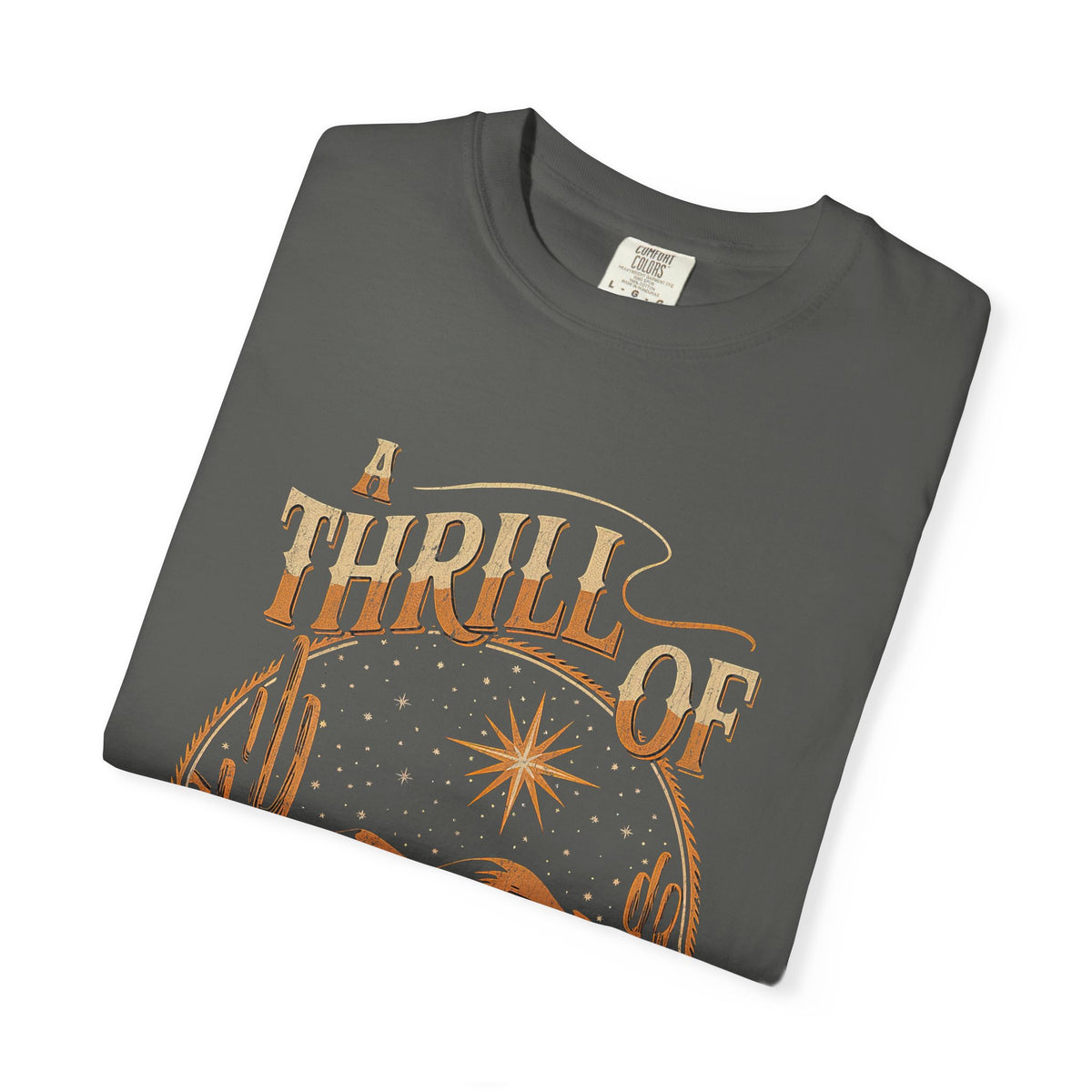 A Thrill of Hope Christmas Eve Distressed T-Shirt Christian Graphic Tee