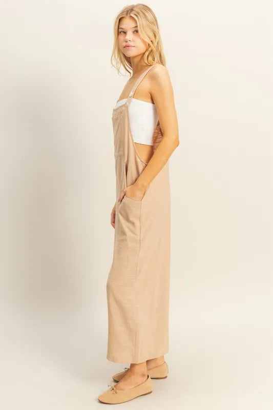 HYFVE Textured Wide Leg Overall - Sydney So Sweet
