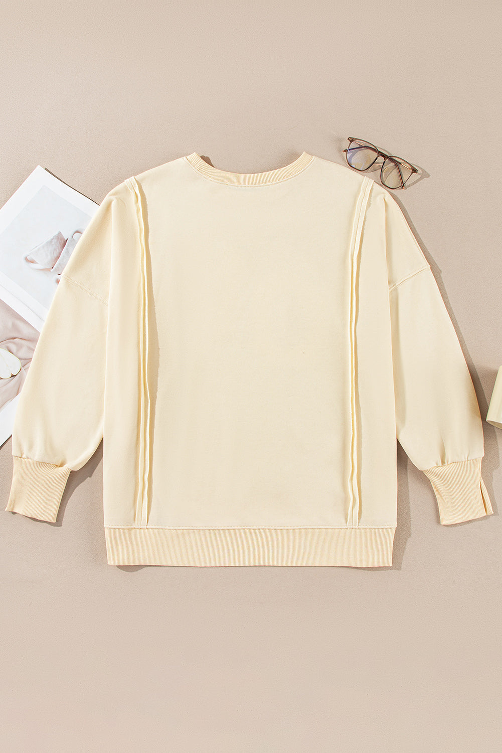 LOVE Patch Round Neck Sweatshirt - Sydney So Sweet