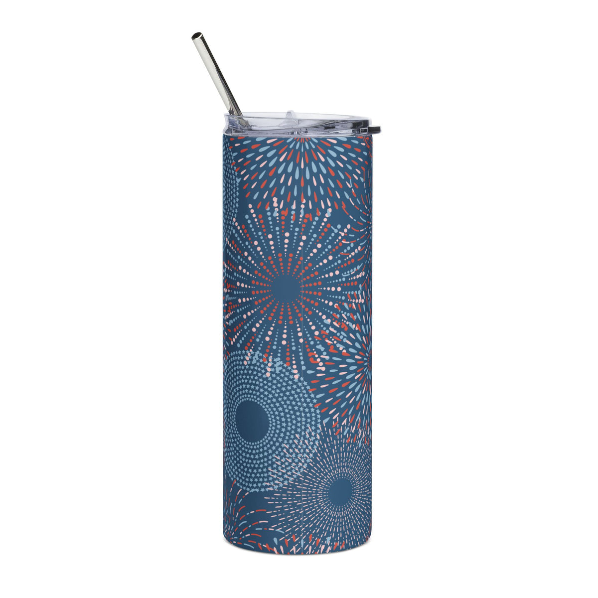 Midnight Fireworks 20oz Patriotic Stainless Steel Tumbler Insulated Travel Cup
