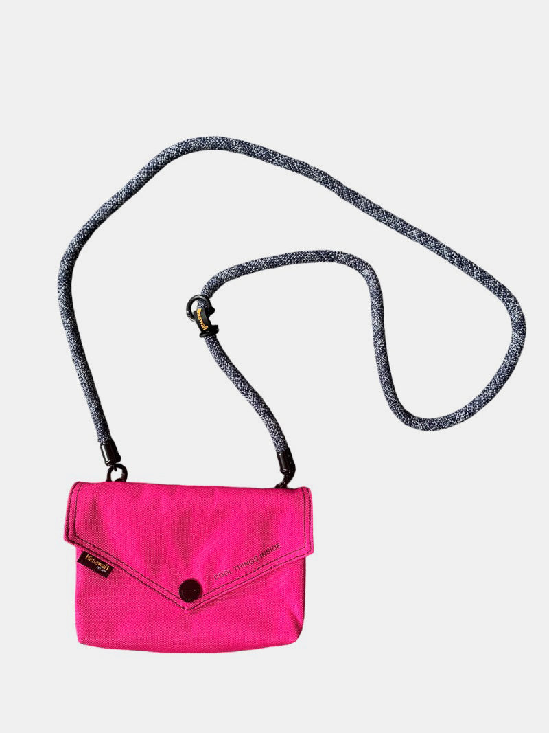 Himawari Solid Color Envelope Shape Crossbody Bag with Removable Strap - Sydney So Sweet