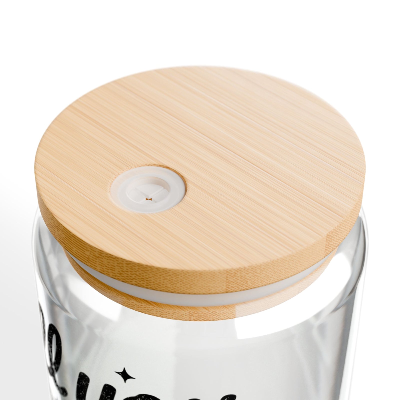 All You Need Is Coffee Sipper Glass 16oz Reusable Drink Jar with Lid & Straw