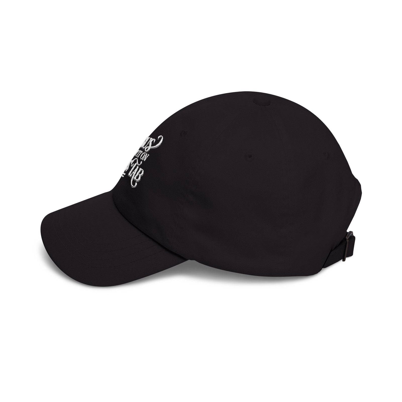 Jesus Put It On His Tab White Embroidered Christian Dad Cap Baseball Hat