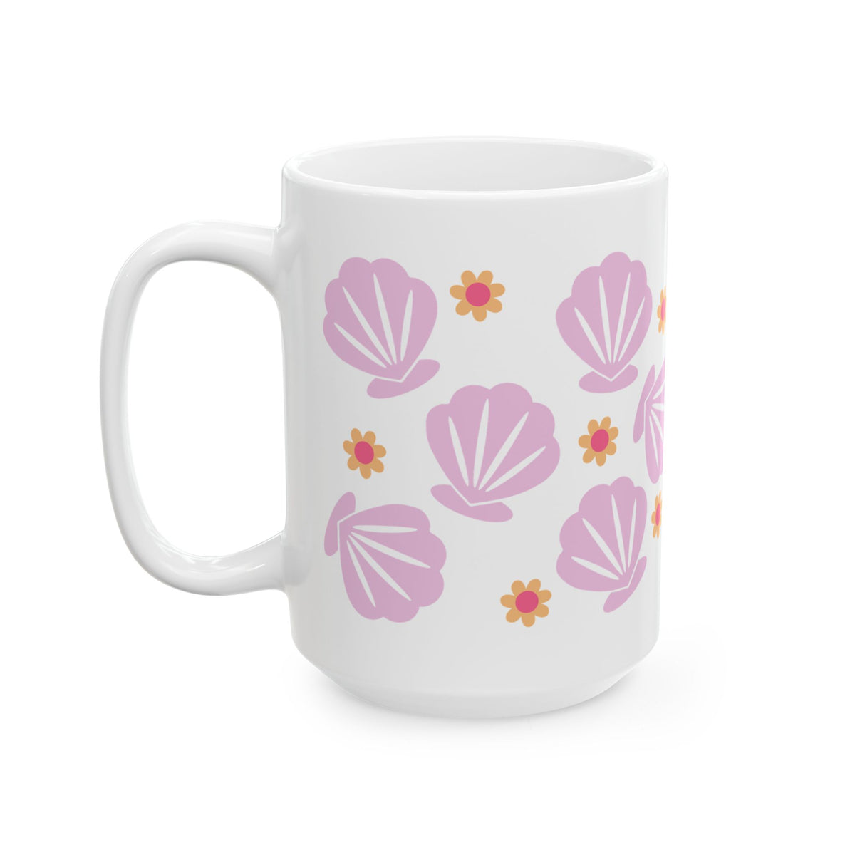 Shells Cute Ceramic Mug Coffee Cup (11oz & 15oz)