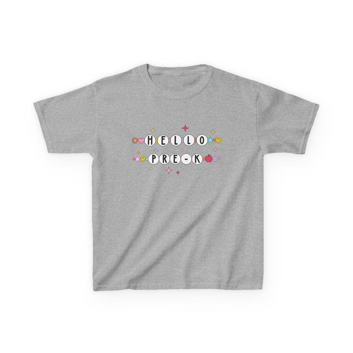 Friendship Bracelets Hello Pre-K Kids Tee Cute Preschool Back to School T-Shirt
