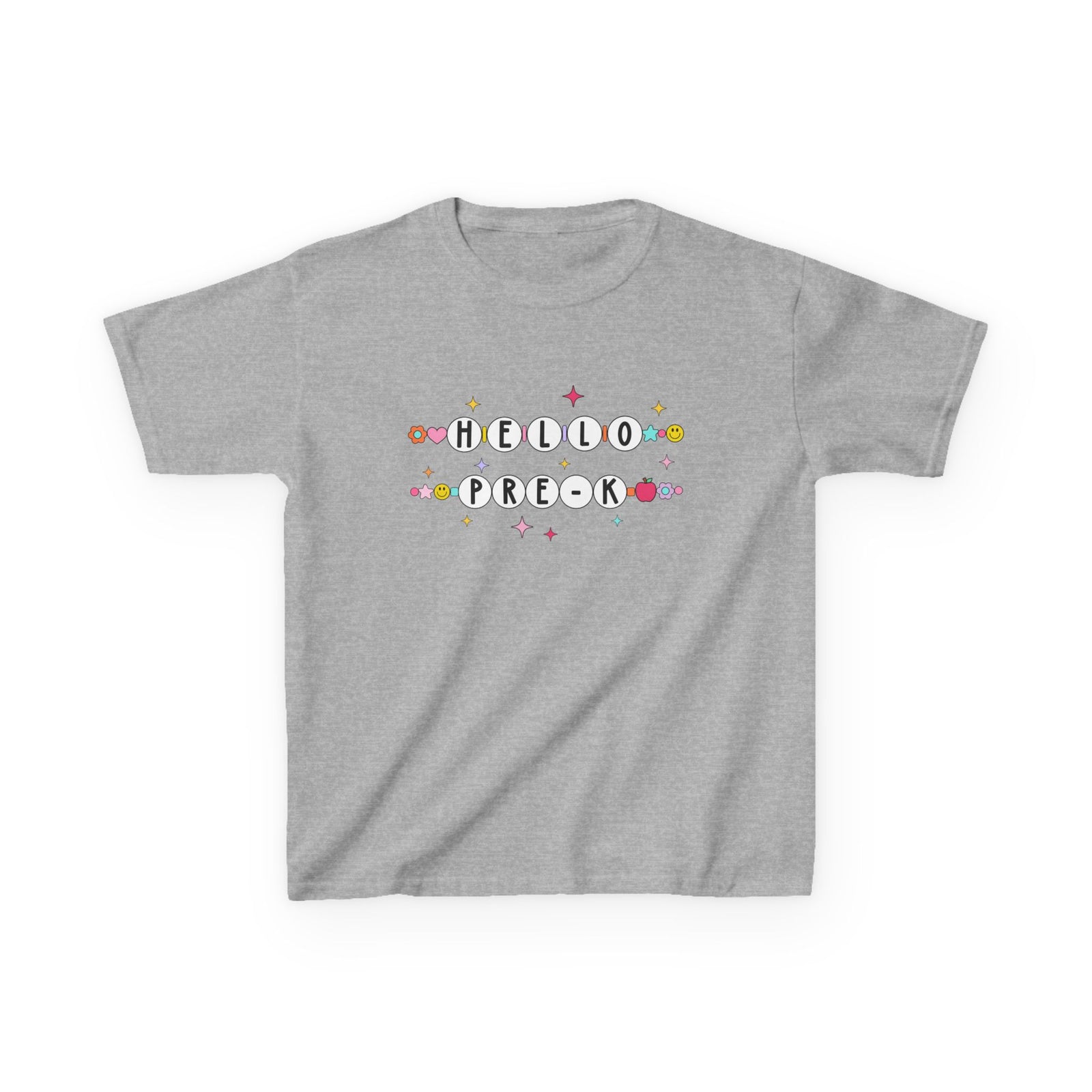 Friendship Bracelets Hello Pre-K Kids Tee Cute Preschool Back to School T-Shirt