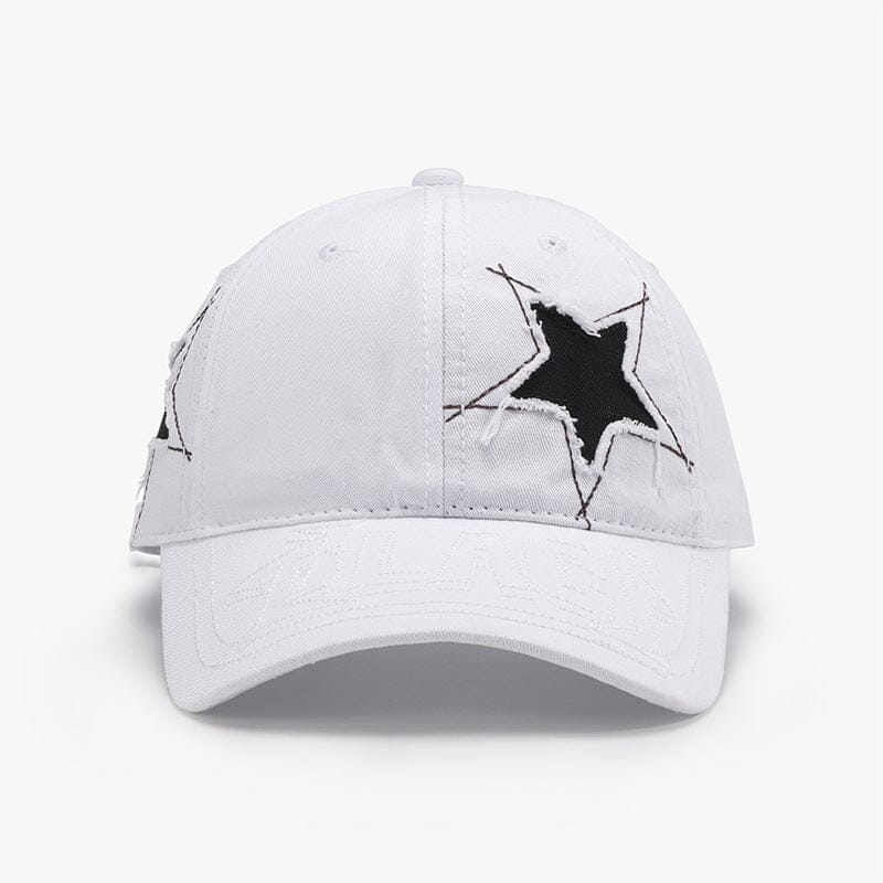 Adjustable Star Raw Hem Cap - Sydney So Sweet