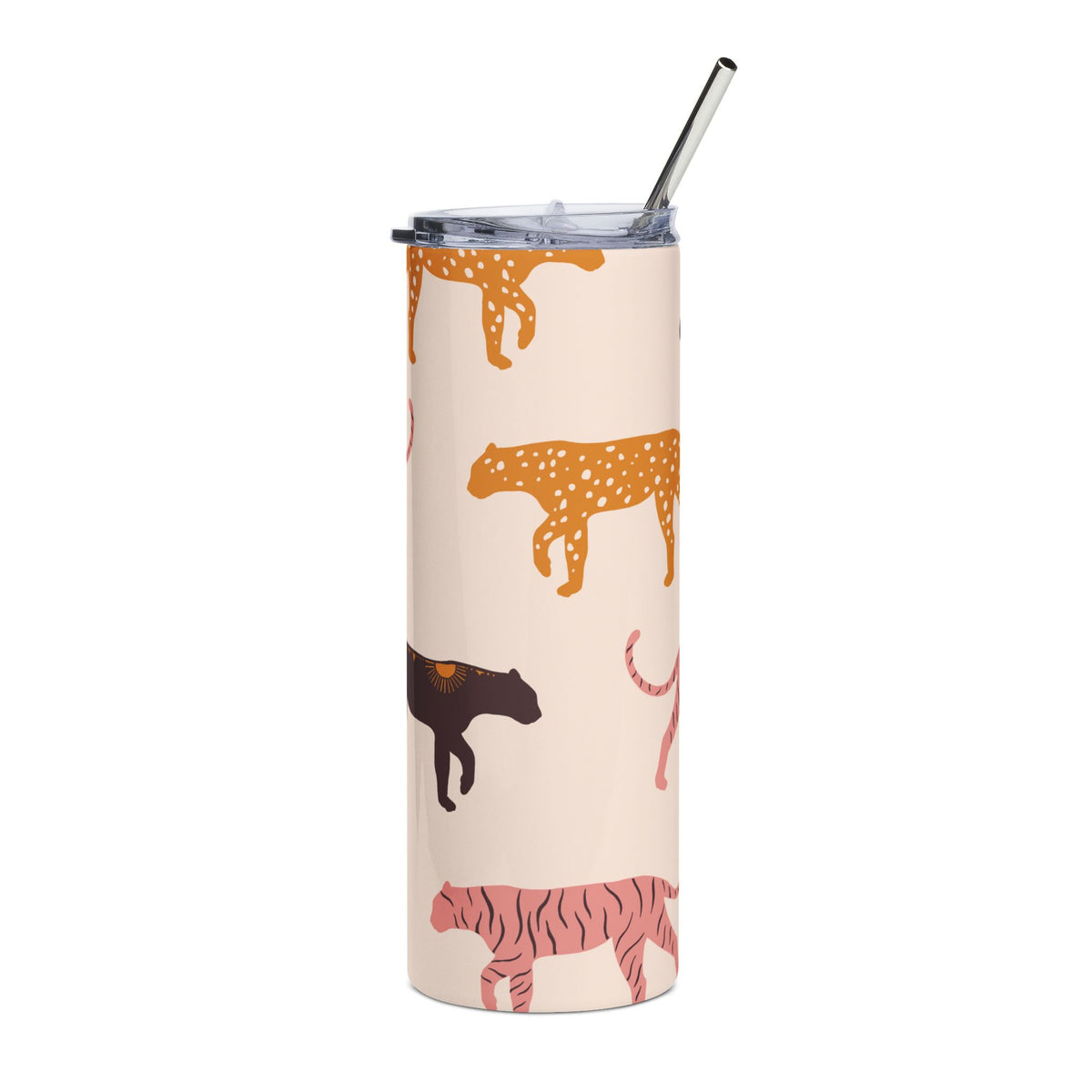 Big Cats 20oz Floral Stainless Tumbler Insulated Travel Cup - Sydney So Sweet
