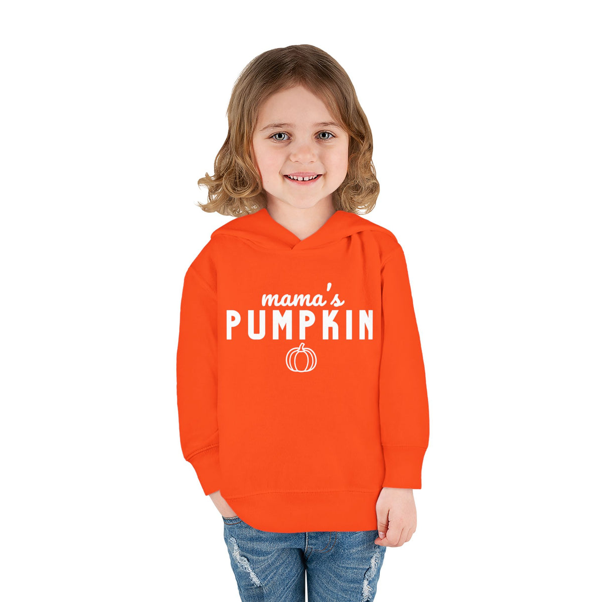 Mama's Pumpkin Toddler Hoodie Fall Pullover