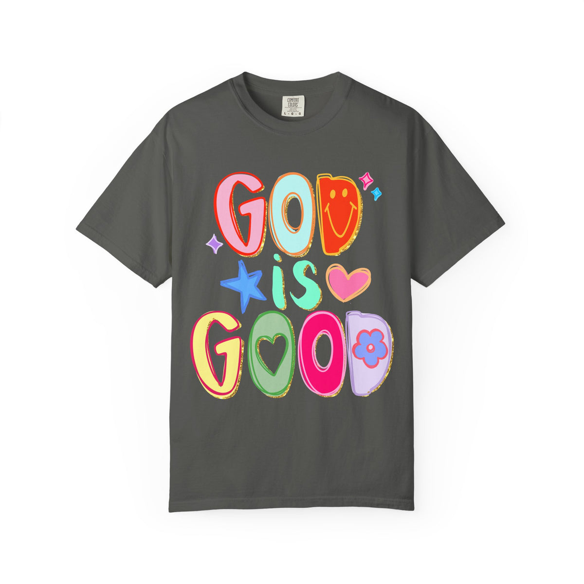 God Is Good T-Shirt Colorful Cute Faith Graphic Tee