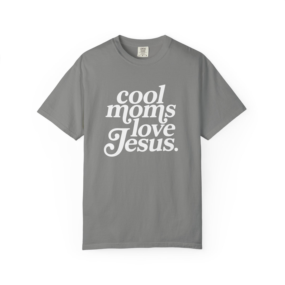 Cool Moms Love Jesus Graphic T-Shirt Christian Mom Graphic Tee