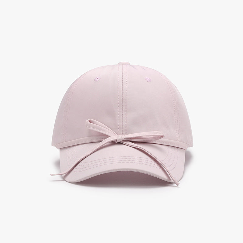 Tied Bow Cotton Baseball Cap - Sydney So Sweet