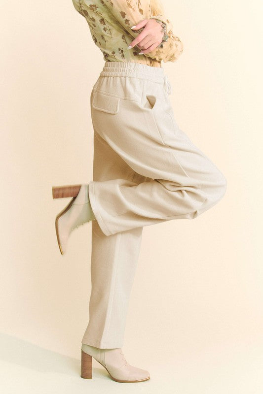 Davi & Dani Drawstring Wide Leg Sweatpants - Sydney So Sweet