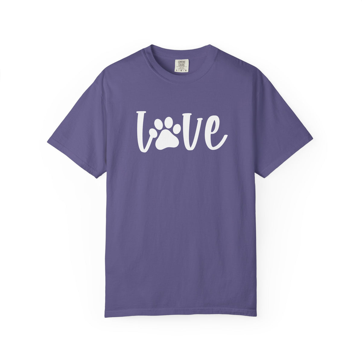 Love Paw T-Shirt Valentine's Day Cute Pet Lover Graphic Unisex Short Sleeve Tee